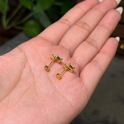 Chroma Square Flat-Back Studs