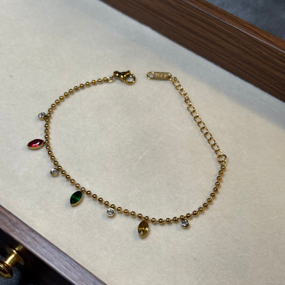 Iris Marquise Chain Bracelet