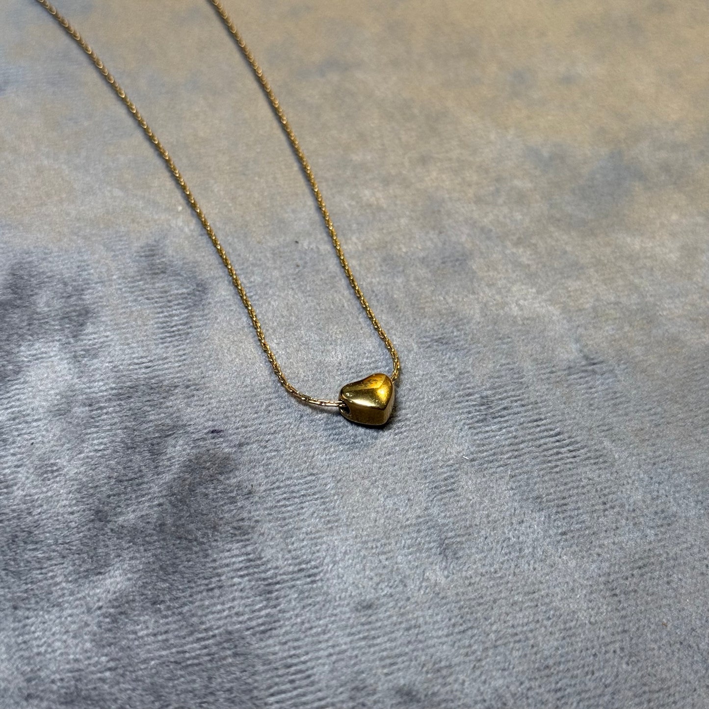 Petite Solid Heart Necklace