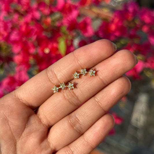 (Last Piece) Mini Meadow Cluster Studs