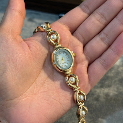Opulence Pearl Watch (Random Color Box Included)