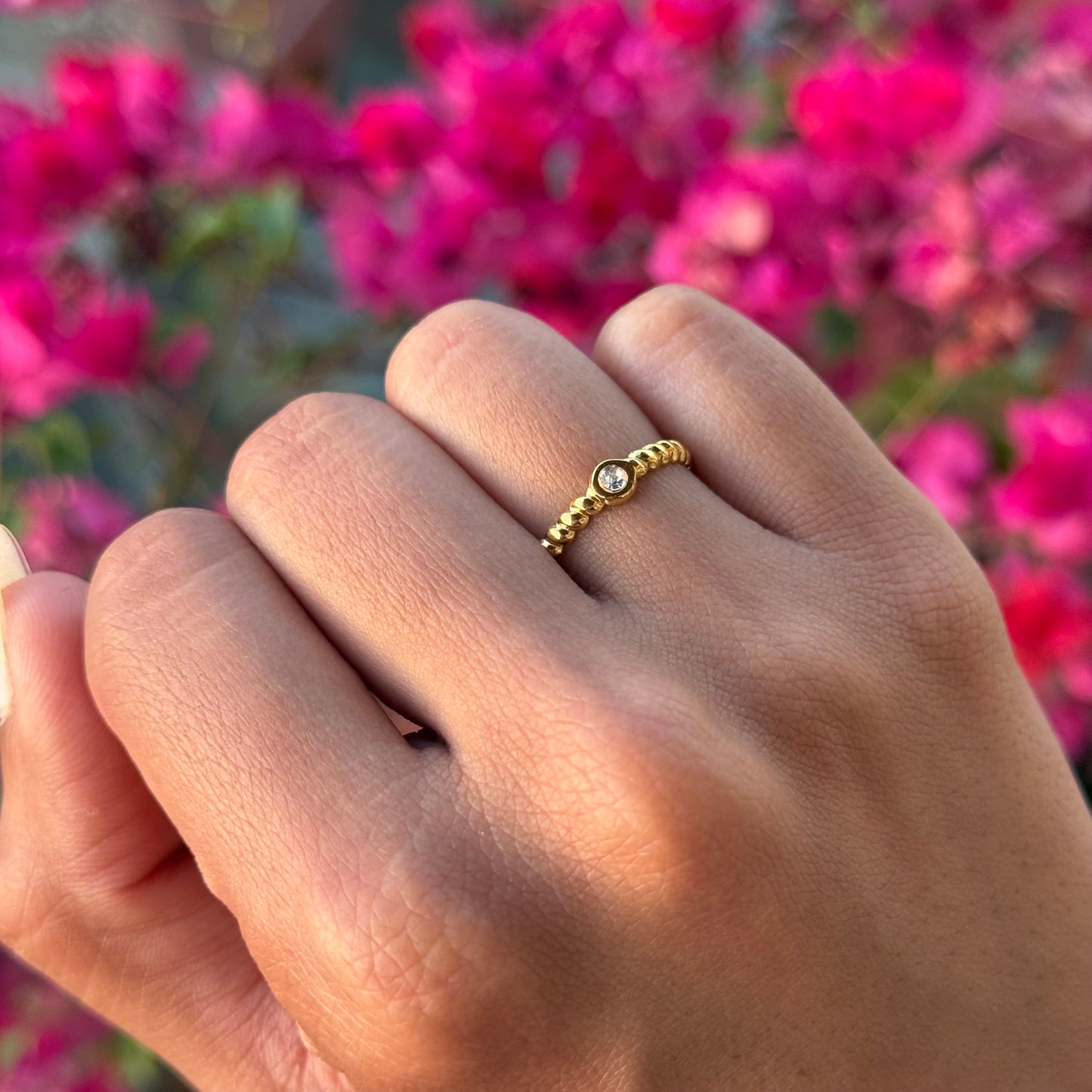 Timeless Beaded Ring