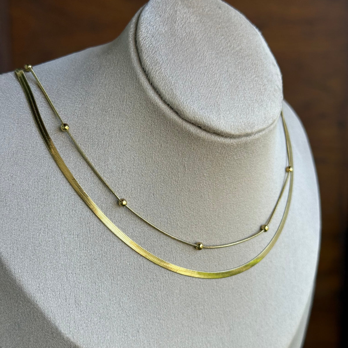 Hannah Double Chain Necklace