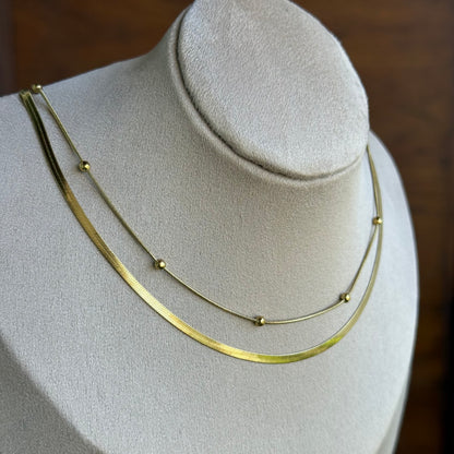 Hannah Double Chain Necklace