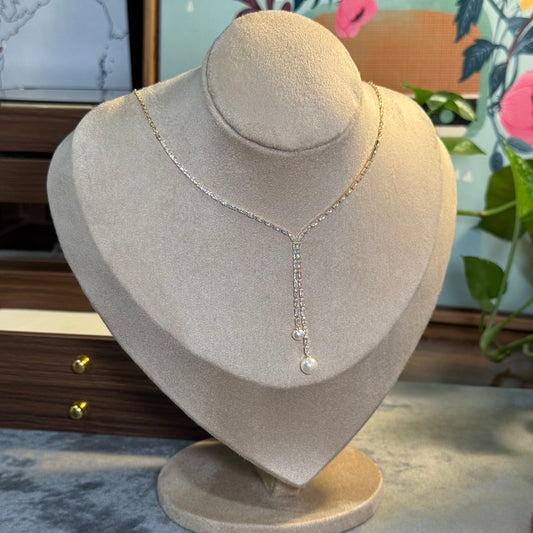 Elysian Pearl Drop Necklace