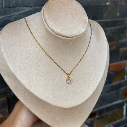 Blush Pendant Necklace