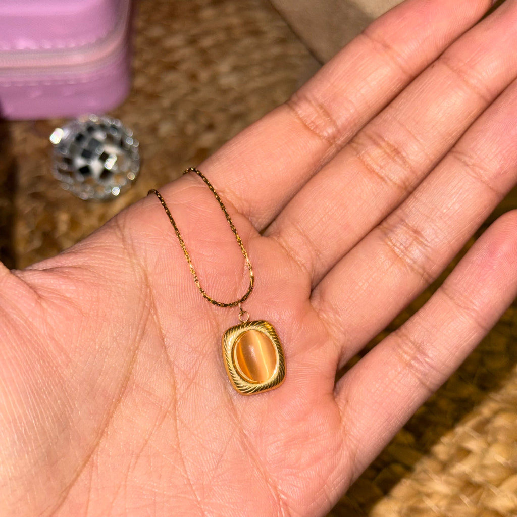 Honey Pendant Necklace