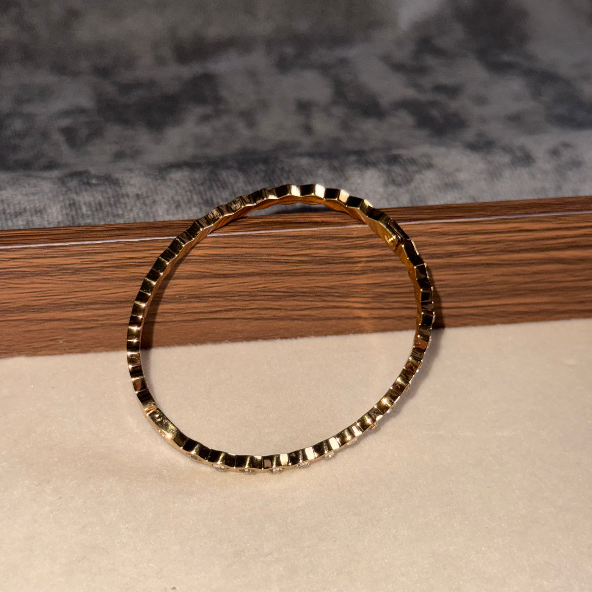 Christina Studded Bangle (Thin Wrist)