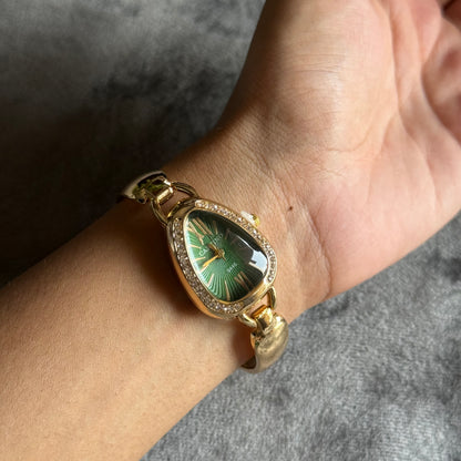 Camille Emerald Watch (Random Color Box Included)
