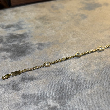 Cosmic Charm Chain Bracelet