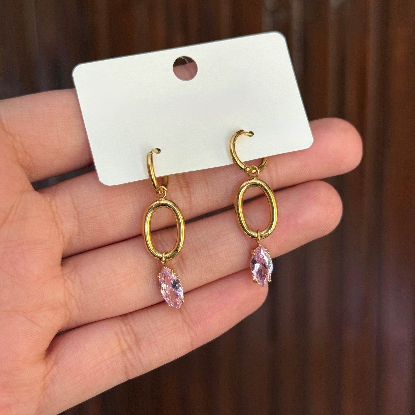 Genevieve Pink Hoops