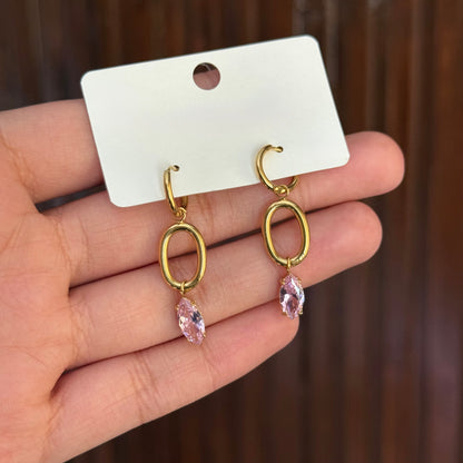 Genevieve Pink Hoops