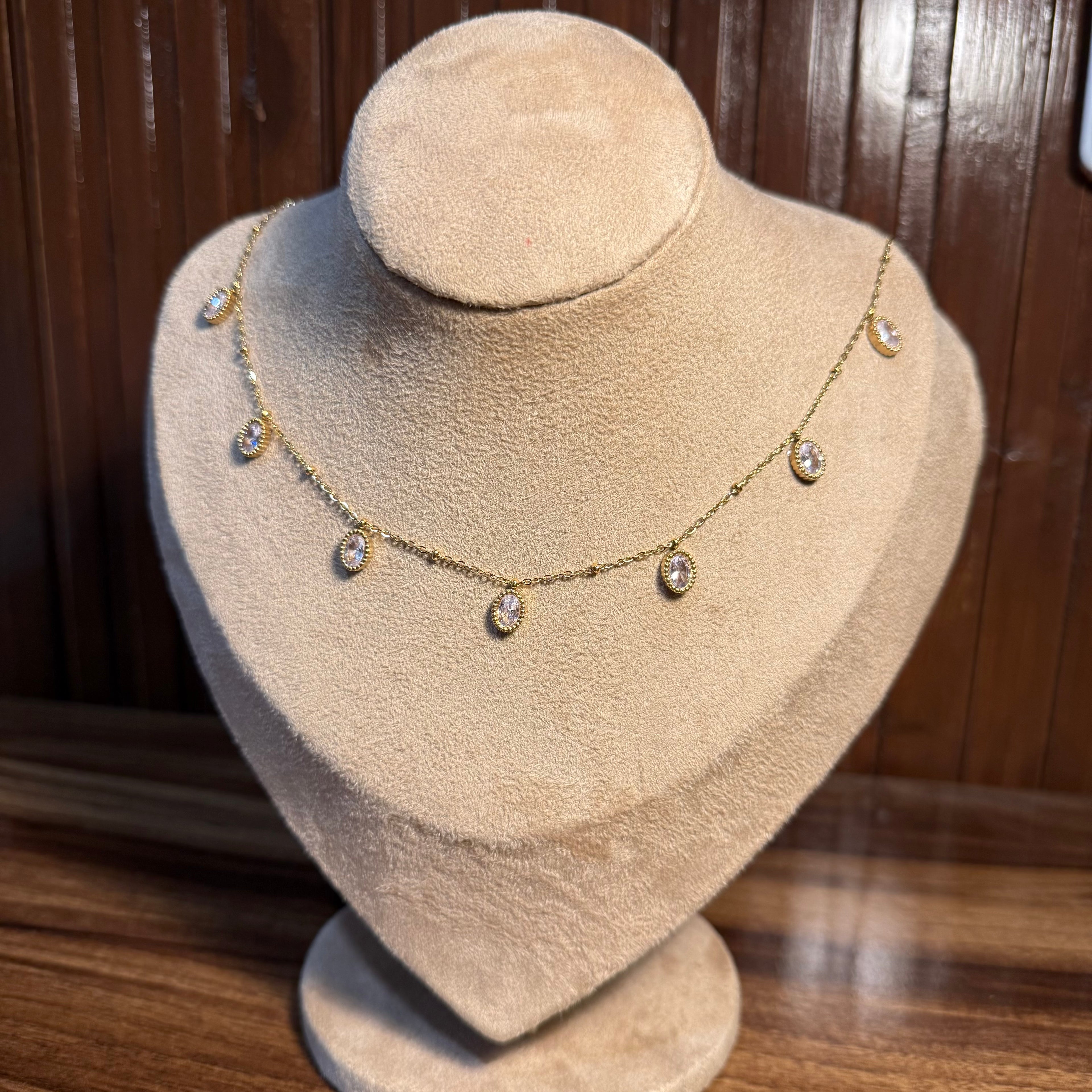 Amelia Studded Necklace HOUSE OF LAILA