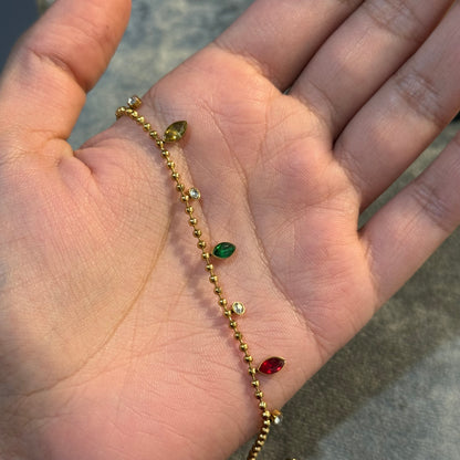 Iris Marquise Chain Bracelet