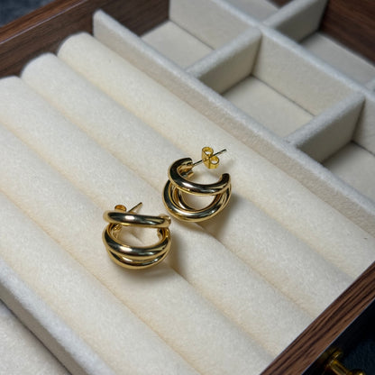 Cassandra Multi-Hoop Studs
