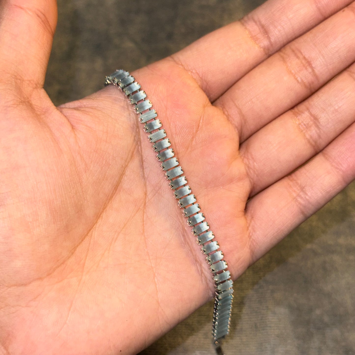 Ice Melt Baguette Tennis Bracelet