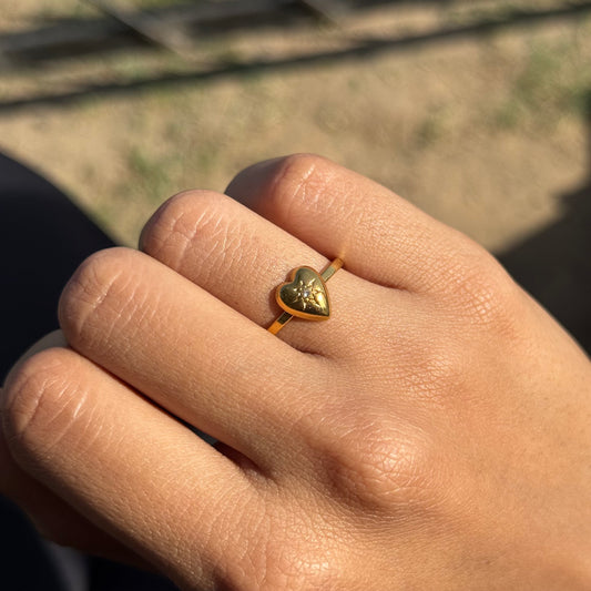 Constellation Heart Ring