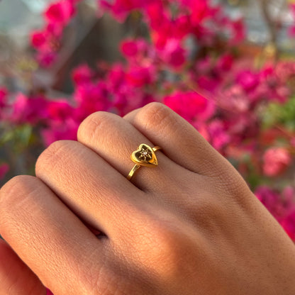 Constellation Heart Ring
