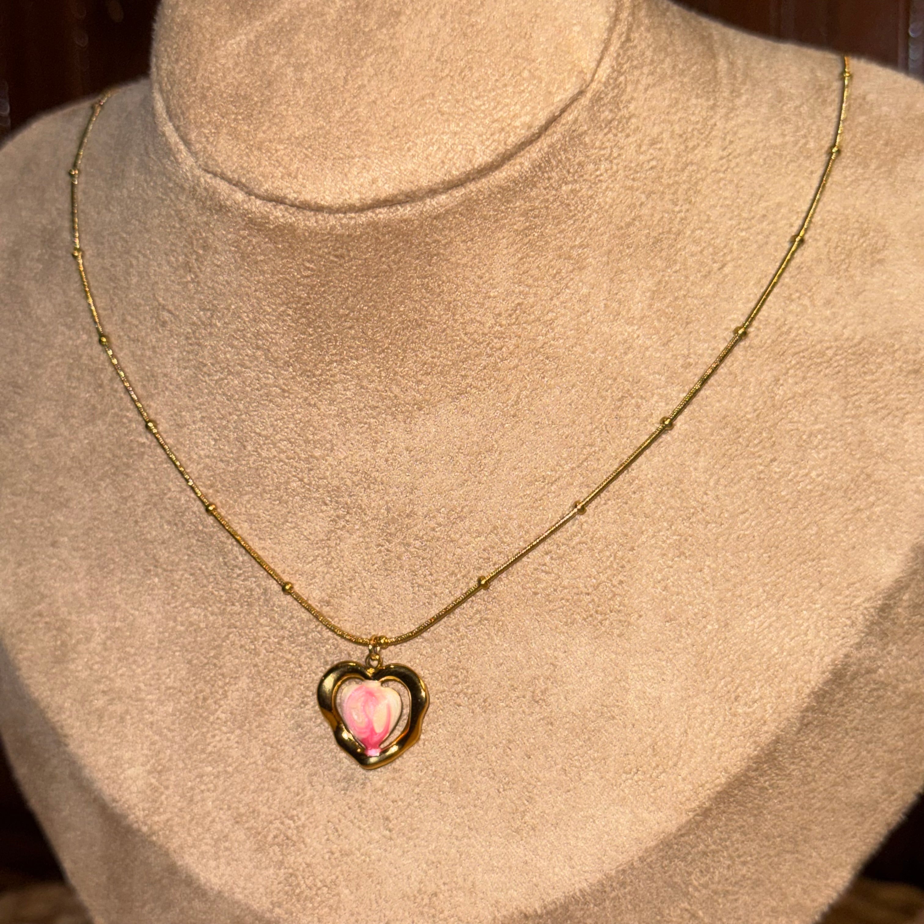 Isabella Heart Pendant Necklace