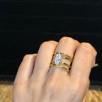 Multi-Band Marquise Solitaire Ring HOUSE OF LAILA