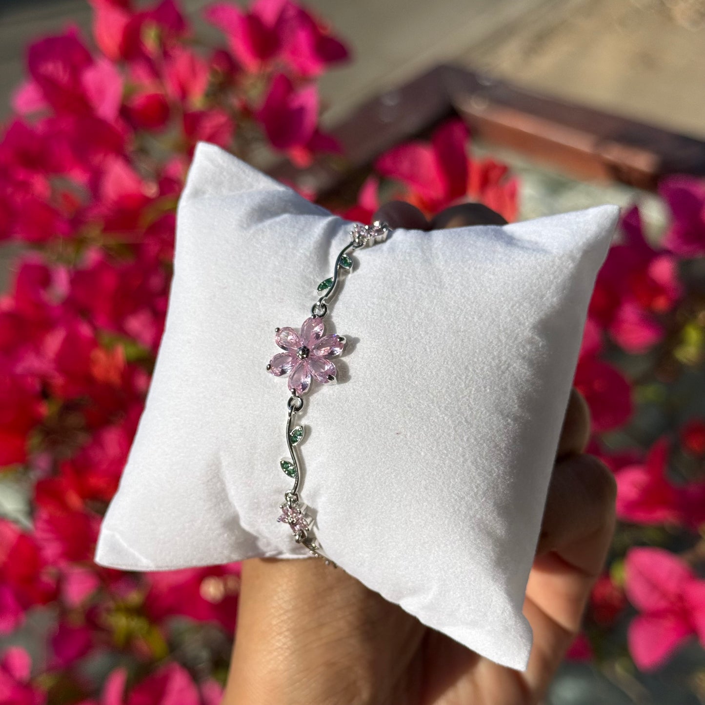 Ethereal Blossom Chain Bracelet