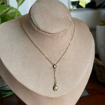 Rachel Drop Necklace