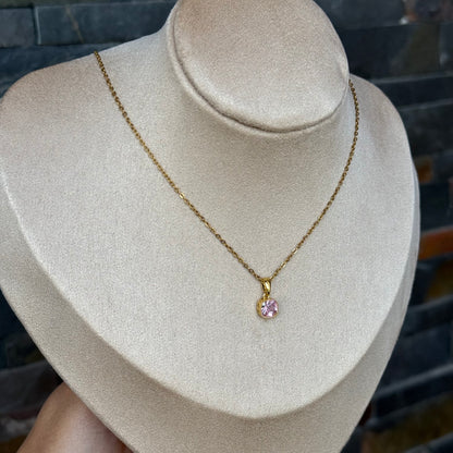 Blush Pendant Necklace