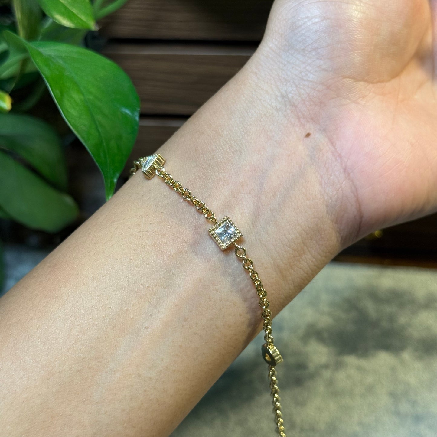 Cosmic Charm Chain Bracelet