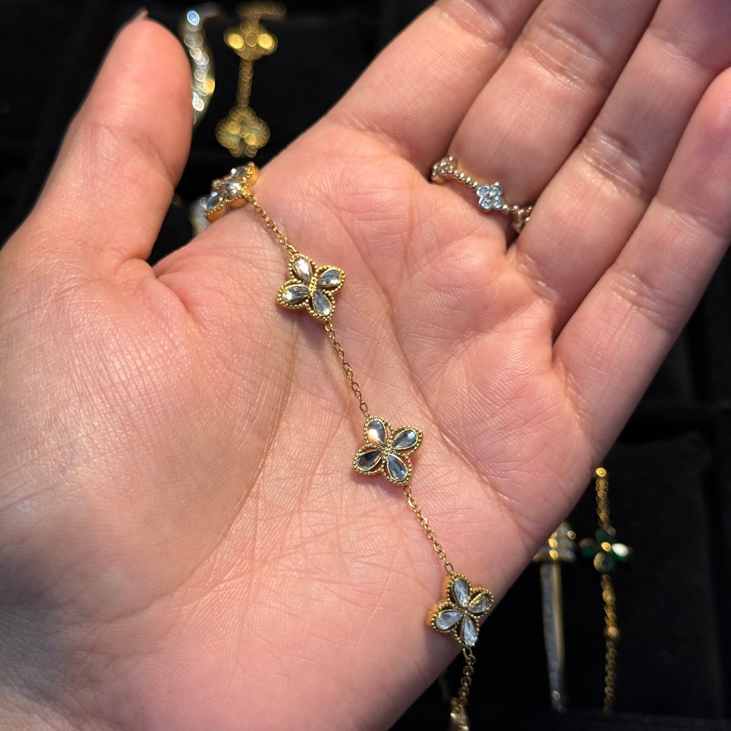 Alana Studded Chain Bracelet HOUSE OF LAILA