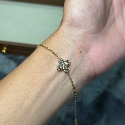 Fleur Solitaire Bracelet