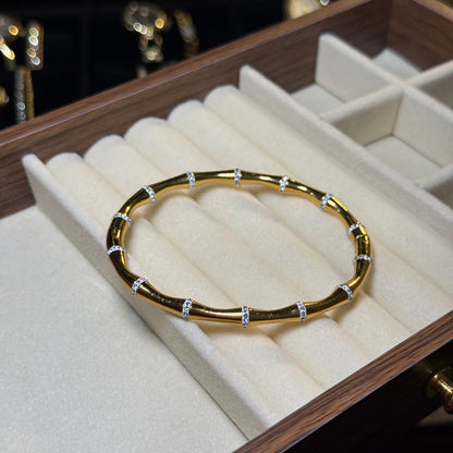 Bamboo Studded Bangle
