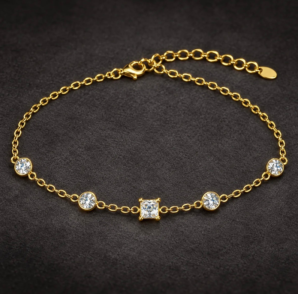 Brooklyn Studded Chain Bracelet