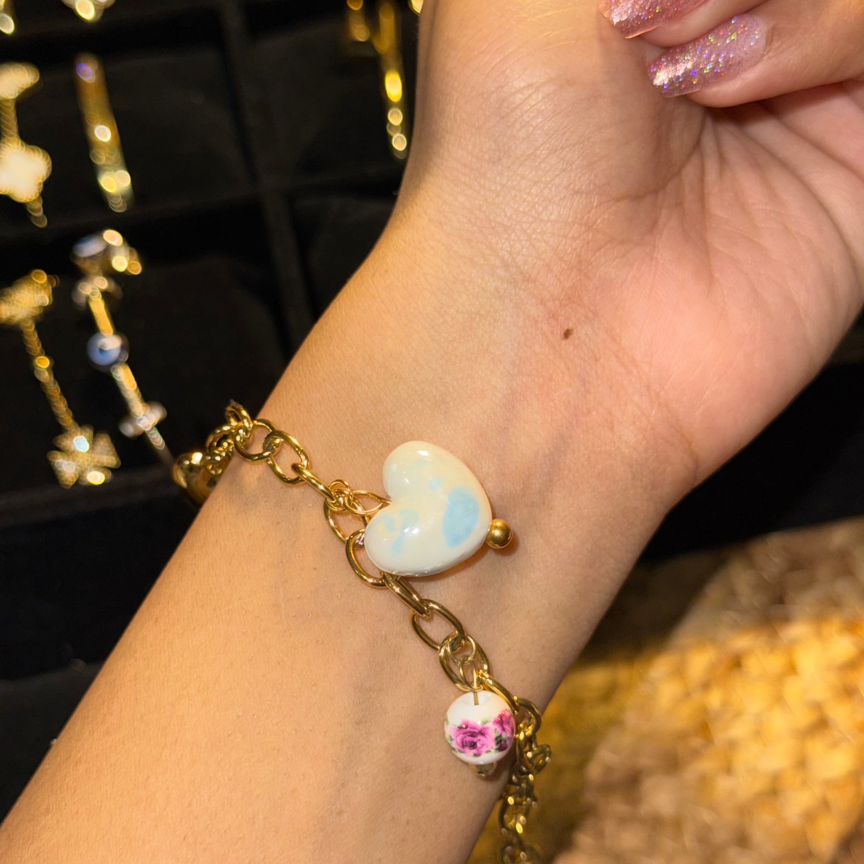 Mila Charm Chain Bracelet