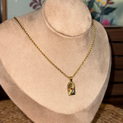 Lunar Portal Twisted Necklace