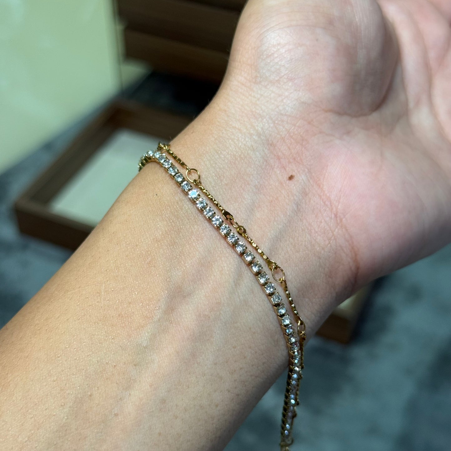 Verse Layered Chain Bracelet