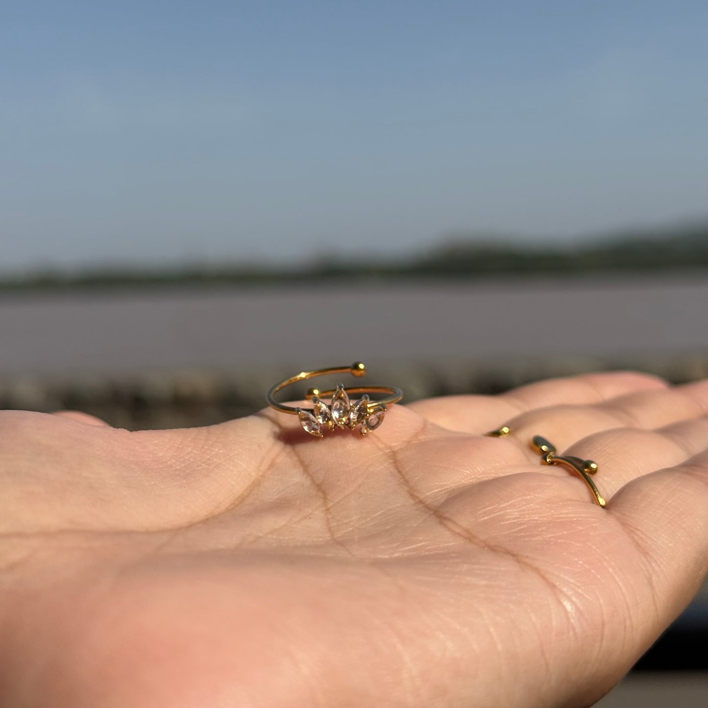 Lotus Crown Ring
