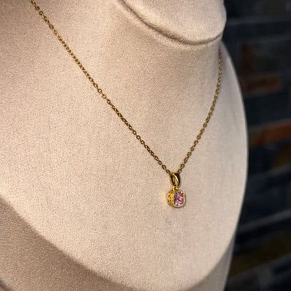 Blush Pendant Necklace