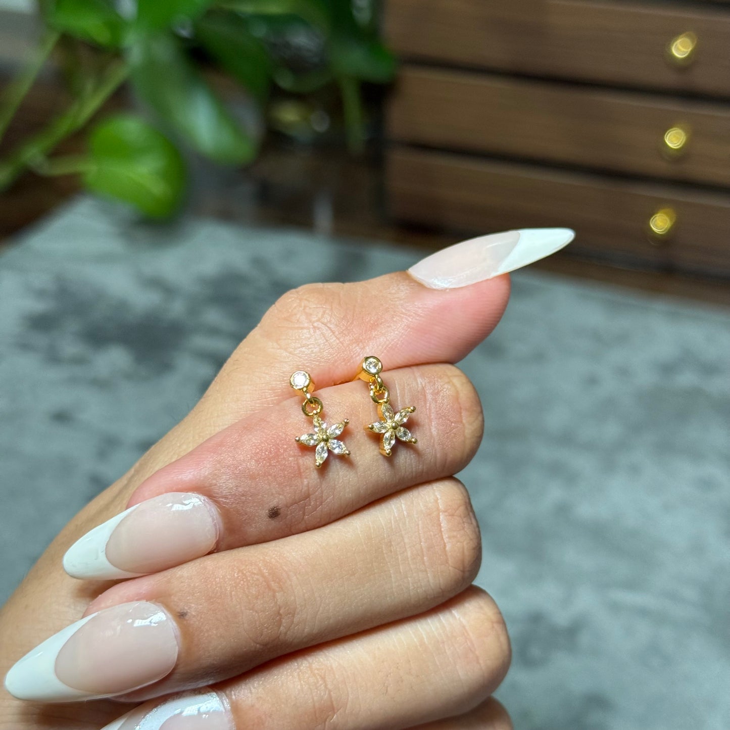 Blossom Drop Ball-Back Studs