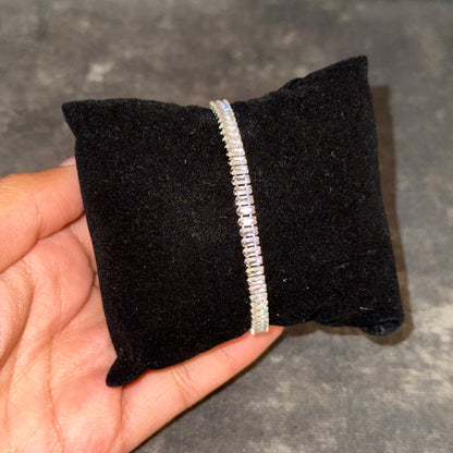Constellation Baguette Tennis Bracelet