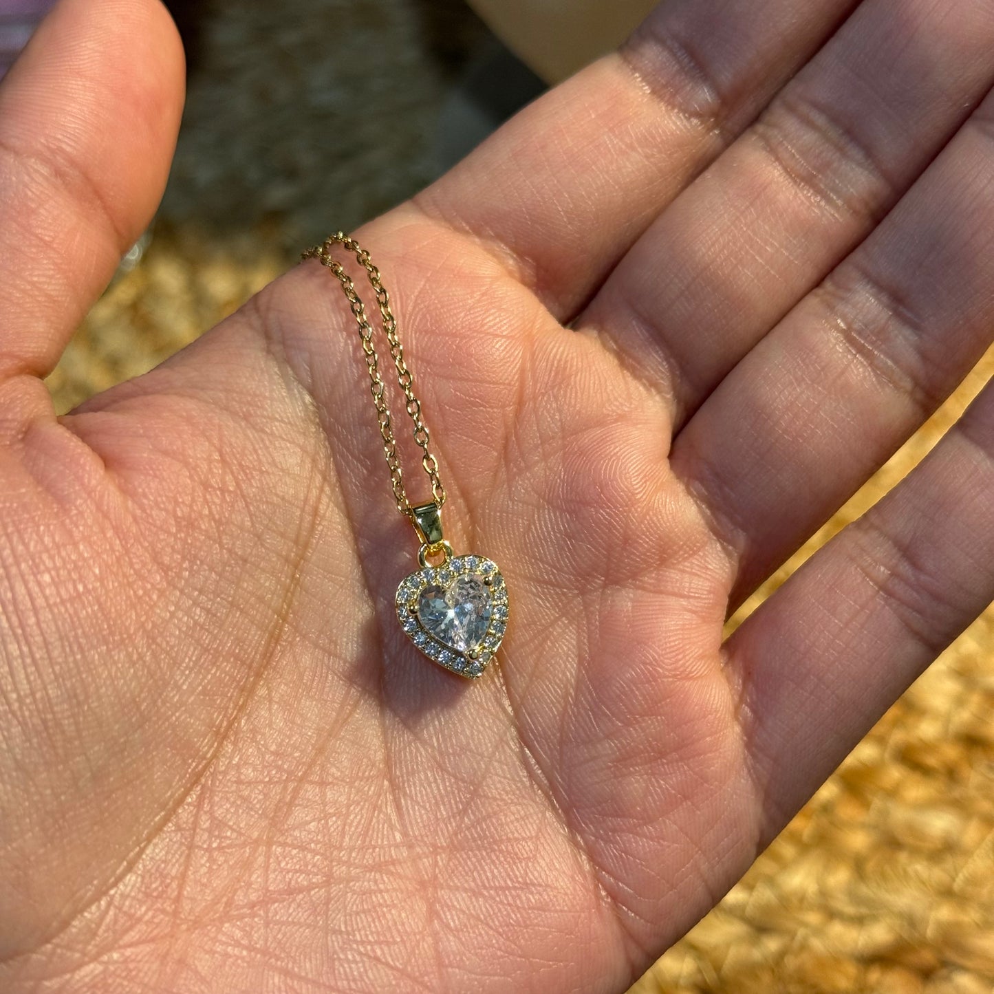 (Last Piece) Chérie Studded Heart Necklace