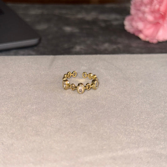 Studded Link Ring