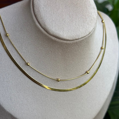 Hannah Double Chain Necklace