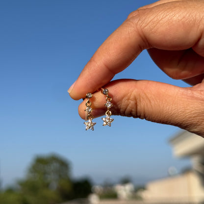 Mini Flora Dangle Studs