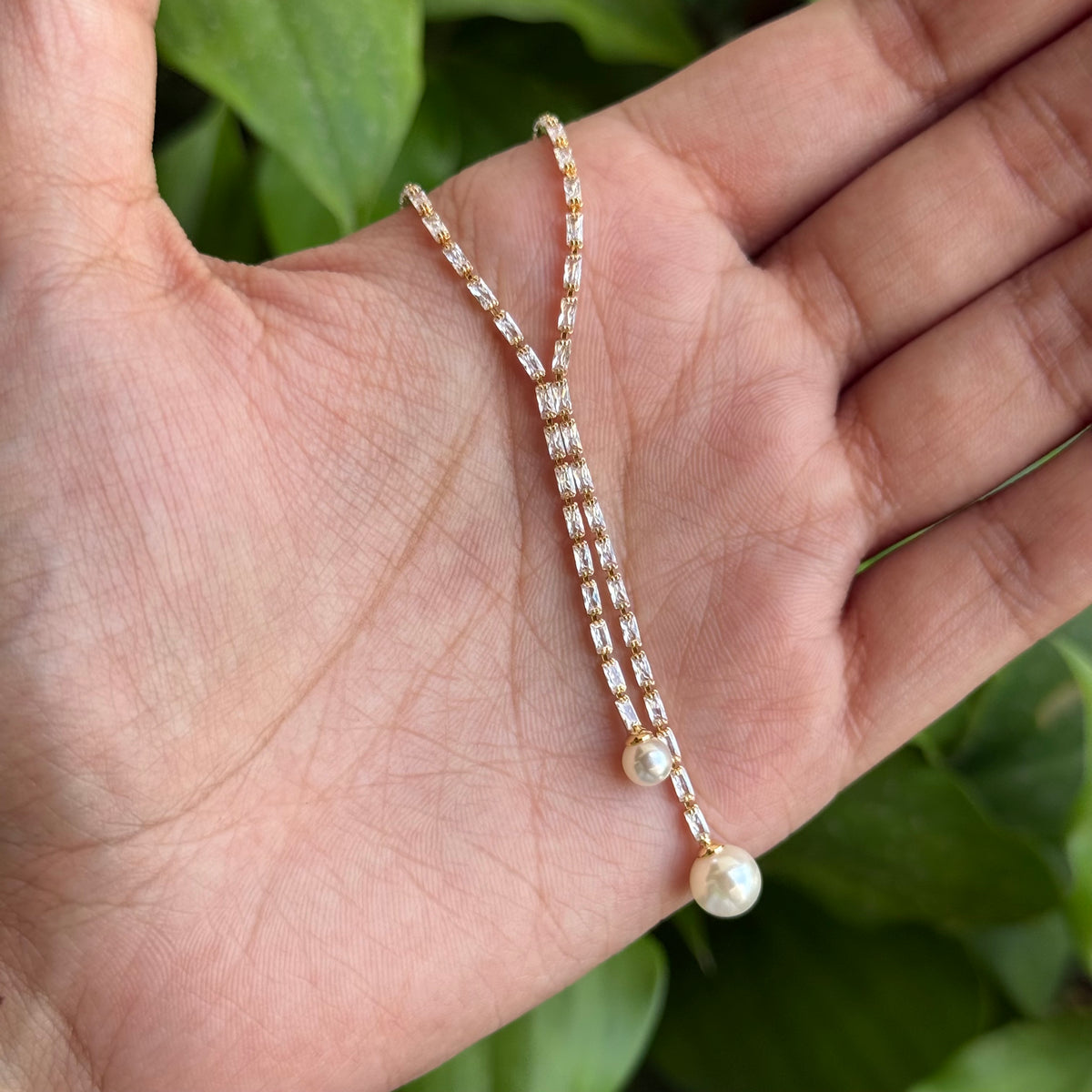 Elysian Pearl Drop Necklace