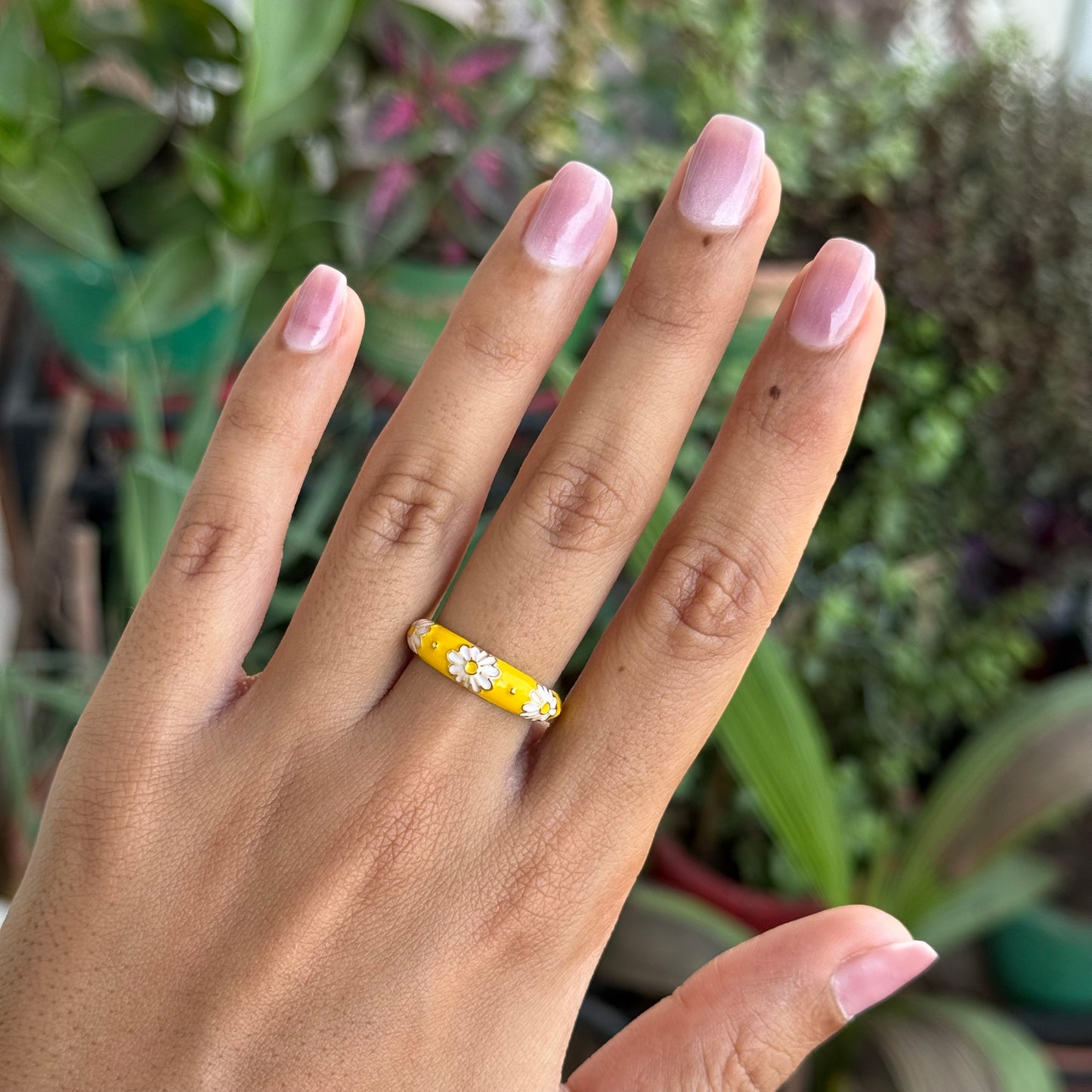 Yellow Daisy Ring