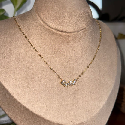 Hyacinth Leaf Necklace