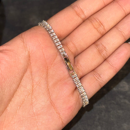 Constellation Baguette Tennis Bracelet