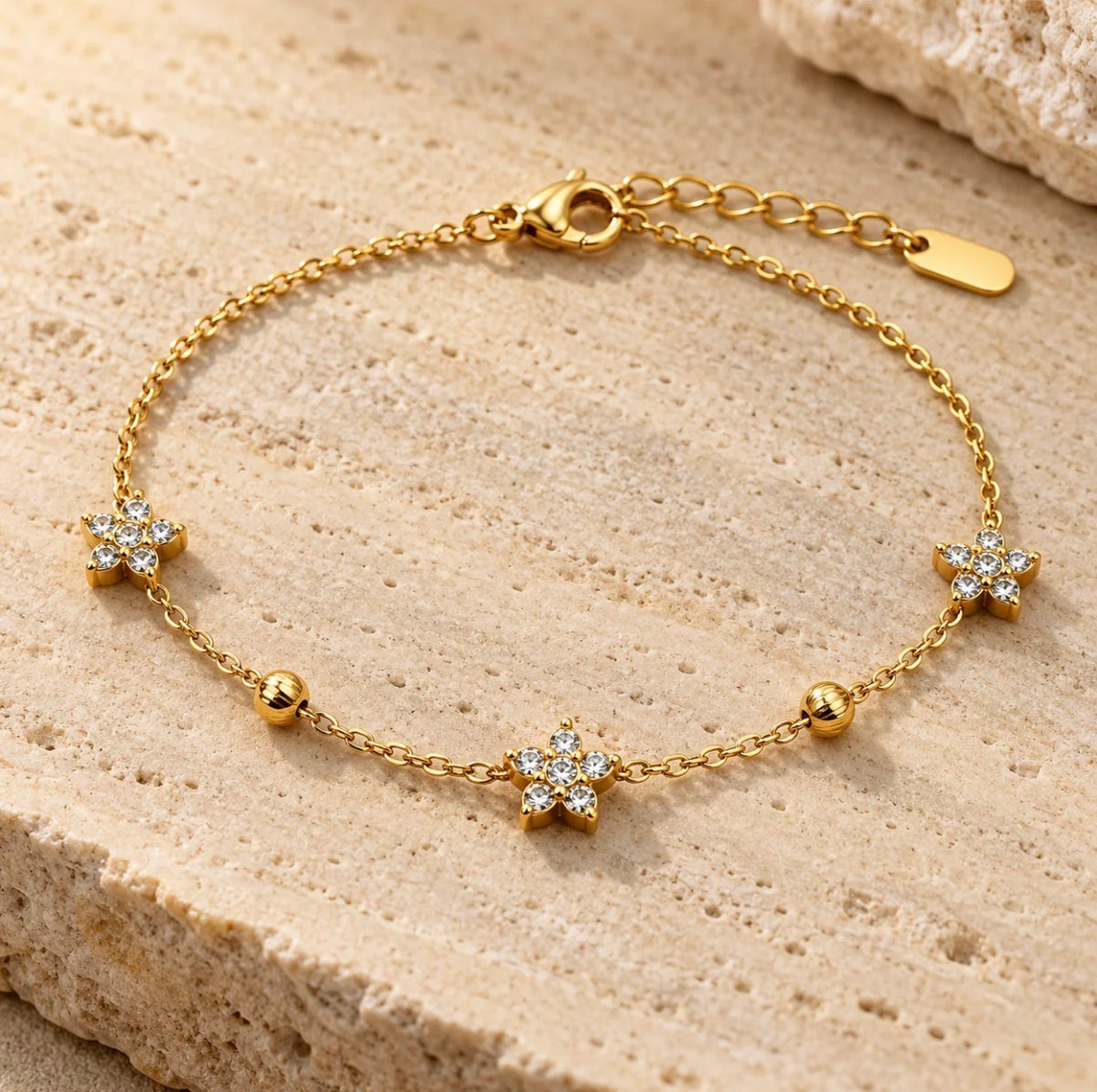 Mabel Studded Chain Bracelet