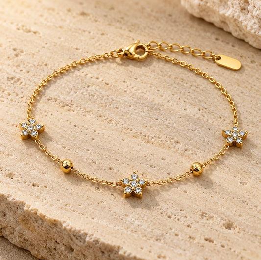 Mabel Studded Chain Bracelet