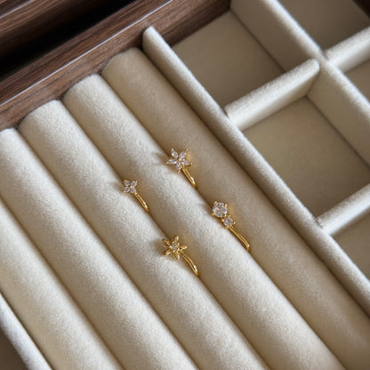 Ocean Breeze Clip-On Nose Pin